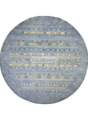 قالیچه گرد طرح باغچه کد600100