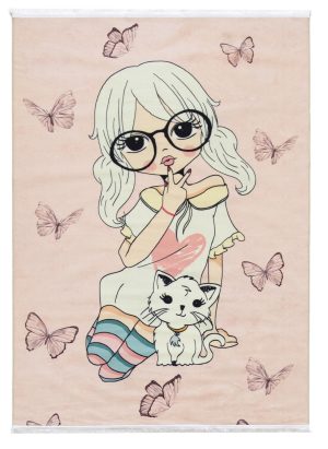 فرش ماشینی کودک طرح کارتونی کد 101216