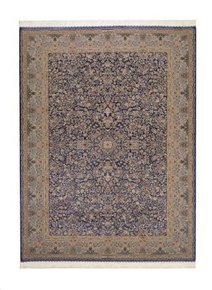 فرش دستی ماشینی ابریشم کد 01