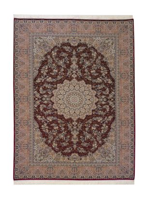 فرش دستی ماشینی ابریشم کد 08