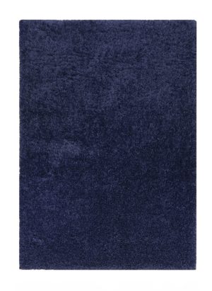 فرش ماشینی شگی پرزبلند رنگ سرمه ای