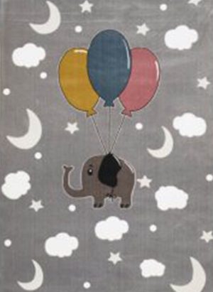 فرش ماشینی کودک طرح کارتونی کد 610