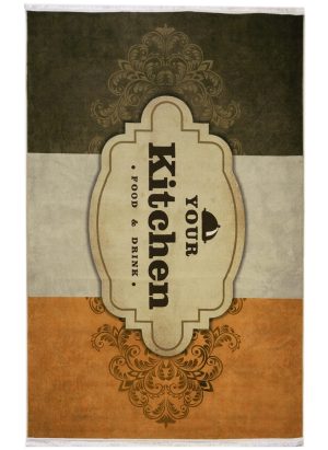 فرش ماشینی مدرن طرح آشپزخانه کد 100487