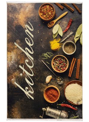 فرش ماشینی مدرن طرح آشپزخانه کد 100494