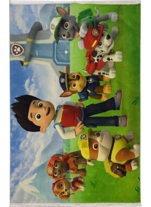 فرش ماشینی کودک طرح کارتونی کد 100205