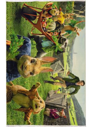 فرش ماشینی کودک طرح کارتونی کد 100220