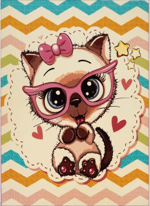 فرش ماشینی کودک طرح کارتونی کد 1058