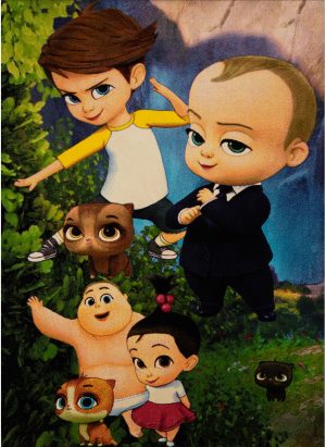 فرش ماشینی کودک طرح کارتونی کد 1161