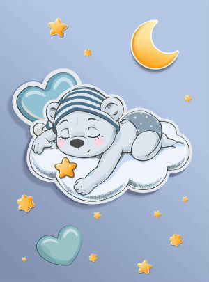 فرش ماشینی کودک طرح کارتونی کد 600201