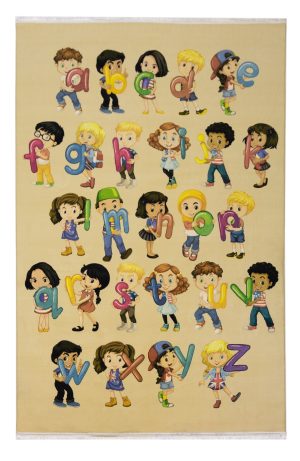 فرش ماشینی کودک طرح کارتونی کد 100207