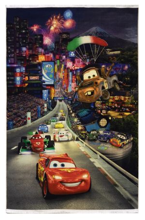 فرش ماشینی کودک طرح کارتونی کد 100267