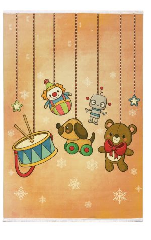 فرش ماشینی کودک طرح کارتونی کد 100276