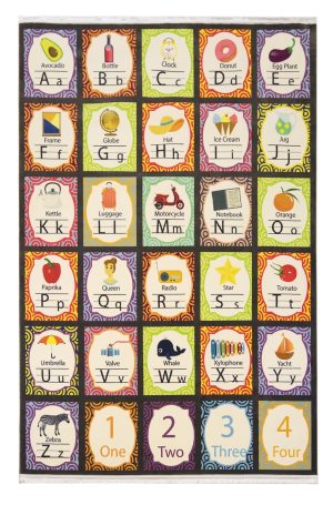 فرش ماشینی کودک طرح کارتونی کد 100245