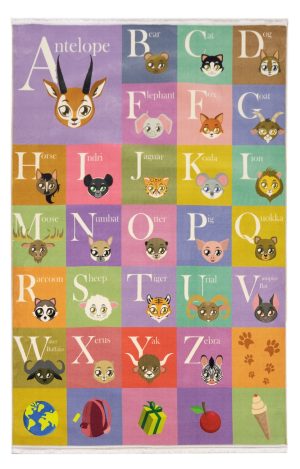 فرش ماشینی کودک طرح کارتونی کد 100210