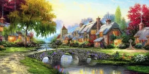 تابلو فرش طرح منظره کد 600019