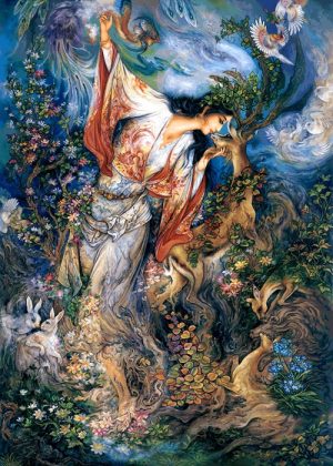 تابلو فرش طرح مینیاتور کد 40004