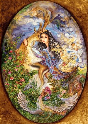 تابلو فرش طرح مینیاتور کد 40005