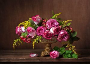 فرش ماشینی طرح گل کد 500016