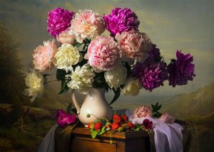 فرش ماشینی طرح گل کد 50005