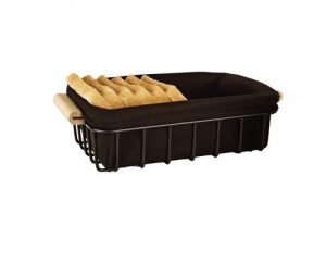 سبد پارچه ای مستطیل کوچک مشکی بی وی کی 401302