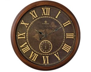 ساعت دیواری چوبی شوبرت مدل 6774