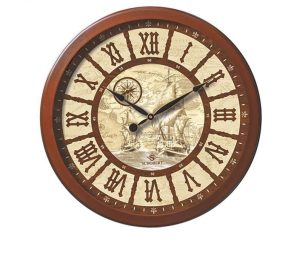 ساعت دیواری چوبی شوبرت مدل 6785