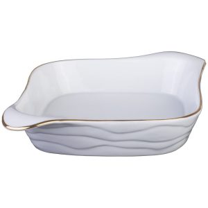 تابه لمون لوزی بزرگ یک خط طلا0058