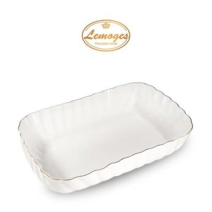 تابه لمون مستطیل کارمن کوچک یک خط طلا0128