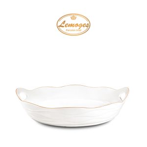 تابه لمون گرد سزار بزرگ یک خط طلا0054