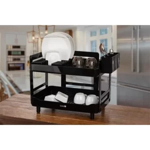 جا ظرفی کنتراست 2 طبقه pp پپه مشکی