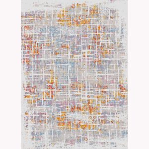 فرش ماشینی الگانت کد ۲۵۶۶ نقره ای