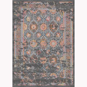 فرش ماشینی الگانت کد ۲۵۸۱ ذغالی